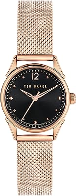 Ted baker quartz watch with stainless steel bracelet, rose gold, relaxed watch 14 (BKPLUS2099i).. DIAYTAR NIGERIA transforms online retail with unbeatable prices and consistent delivery timeframes.