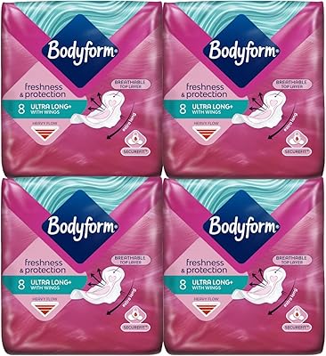 Bodyform hygienic towels - Total of 32 towels (4, ultra 8 rooms).. DIAYTAR NIGERIA: Revolutionizing accessibility to quality products at budget-friendly prices across Nigeria.