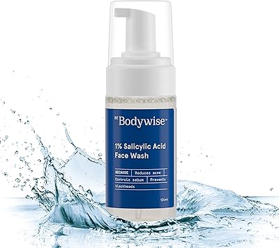 B Body Wise 1% of Salicylic acid face cleaner for acne and pimples, reduces excess sebum and exfoliates parabens and soap, 120 ml.. Quick delivery. Quality products. Great deals. That’s DIAYTAR Nigeria.