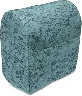 Cover for drummer on Bleu Bleu Sarcelle base base drawing in the ink inspired by branches.. DIAYTAR NIGERIA combines extensive product options with budget-friendly prices, delivered in 5-8 days.