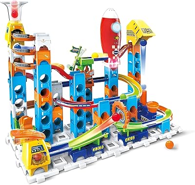 Vtech Marble Rush launcher, children's construction toys with 10 balls and 75 construction pieces, electronic track kit for boys and girls, color toy with music and sounds, 4 and over.. Experience the convenience of online shopping with DIAYTAR NIGERIA's reliable 5-8 day delivery service.