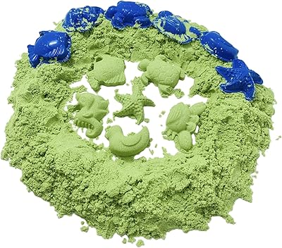 Sandy 1000 grams green sand bucket delivered with molds, kinetic sand is a creative pleasure for children (Sandy Green 1 kg).. Your complete e-commerce destination, DIAYTAR NIGERIA combines variety with budget-friendly nationwide shipping.