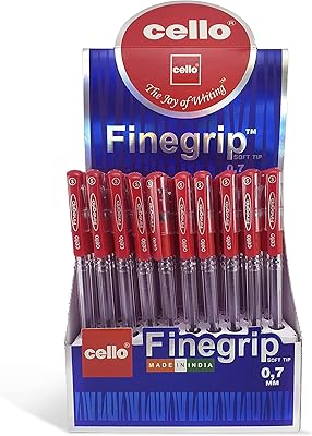 VINIGRIP CELLO VINIGRIP PEN 0.7 mm, 50 pieces, red, fgripd7 50R.. The best online shopping experience in Nigeria — DIAYTAR delivers it all.