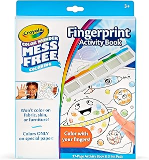 Fingers' paint activity set without mess Crayola Color Wonder - Alternative to finger painting - Gift for children of 3, 4, 5 and 6 years old.. DIAYTAR NIGERIA brings retail convenience to your screen with affordable prices and dependable shipping.