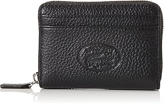 Small zipped currency bag in crocodile grained leather, black by lacoste, black, one size.. Affordable luxury and fast service — only on DIAYTAR Nigeria.