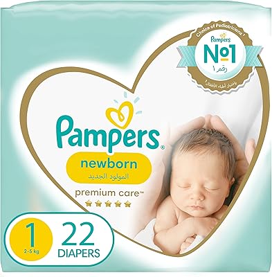 Pampers Premium Care layers, size 1, newborn, 2-5 kg, maternity pack, 22 layers.. DIAYTAR NIGERIA makes quality accessible with our extensive catalog and competitive delivery rates.