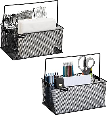Mind Reader Storage Basket and tool holder for spoon fork tools.. Easy checkout, quick delivery — shop now on DIAYTAR Nigeria.