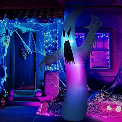 Exterior inflatable Halloween decorations of 12 feet giant ghost decorations for garden.. You deserve better shopping — choose DIAYTAR Nigeria today.