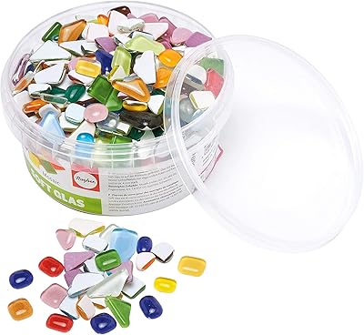Mosaic tiles in Smooth Glass Reher 14796999 Different colors with shiny finish of shapes.. From essentials to electronics, DIAYTAR Nigeria ships your order in no time.