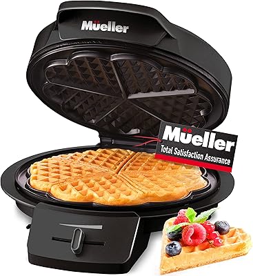 Heart -shaped waffle maker Mueller Belgian waffle maker 5 pieces control.. Your everyday shopping companion, DIAYTAR NIGERIA offers unbeatable value with nationwide delivery.