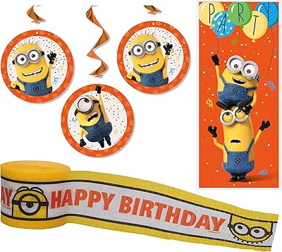 Unique set of festive decorations me, ugly and nasty | Suspended whirlpools, clip, door sticker | Minion birthday party, minion toy set, unique official license.. DIAYTAR NIGERIA transforms online retail with unbeatable prices and consistent delivery timeframes.