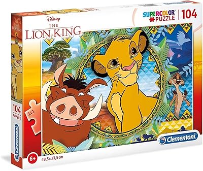 Clementoni - 27287 - Super color construction toy Lion King for children - 104 pieces.. Shop the future with DIAYTAR NIGERIA - thousands of products, unbeatable prices, delivery within a week.