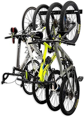 4 -room garage bike rack - Robust solid steel bike rack - Wall storage for bikes in the garage.. Experience shopping satisfaction with DIAYTAR NIGERIA's vast selection and budget-friendly delivery options.