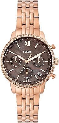Stainless steel quartz chronograph watch for women fossil - rose gold, single size, neutra chronograph - ES5218, rose gold, one -waist, neutra chronograph watch - ES5218.. Experience shopping without compromise at DIAYTAR NIGERIA, with vast selection and quick delivery.
