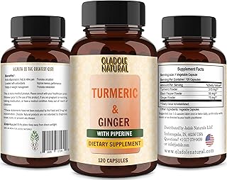 OLADOLE Natural turmoil and ginger with piperine supplements, antioxidants - 120 vegetarian capsules.. DIAYTAR Nigeria is your reliable online shopping destination offering an extensive range of products across all categories. Enjoy fast nationwide delivery in just 5 to 8 days and some of the lowest prices in the market.