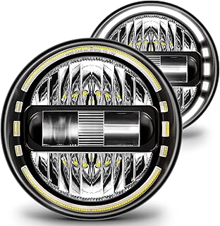 Replacement headlights for 7-inch round LED headlights for Jeep Wrangler JK TJ LC CJ Hummer [Dot certified] [Black] [Halo DRL] [Integrated canbus] Headlights compatible with JEEP WRANGLER 1987-2018 accessories.. Discover shopping reimagined with DIAYTAR NIGERIA's extensive catalog and 5-8 day delivery service.