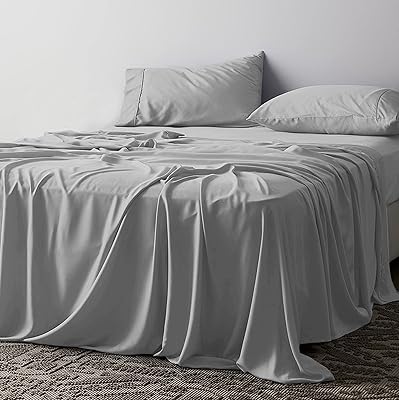 100 % pure Egyptian cotton bed sheet for university dormitory - 800 Square threads - 3 pieces - satin weaving - Cotton combed with long fibers - Ultra soft silk - satin weaving (double, silver).. Discover a world of affordable shopping with DIAYTAR NIGERIA's vast marketplace delivered to you in days.