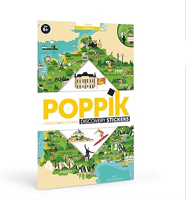 Set of Bobik Discovery France stickers - from 4 years old. Set of fun educational stickers for children.. Shop smart, shop DIAYTAR - Nigeria's most affordable e-commerce platform with nationwide delivery.
