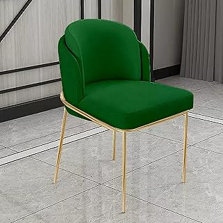Office of Modern Luxury Luxury Bureau Dining Room Without Angela armrests, Nordic velvet restaurant furniture (green).. DIAYTAR NIGERIA connects your desires with reality through our affordable e-commerce platform and quick delivery.