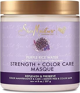 Hydrating and shea -colored treatment mask for hair damaged with purple rice water to reconstruct and maintain hair loss 236 ml.. Your digital marketplace solution, DIAYTAR NIGERIA delivers quality and value within the week.