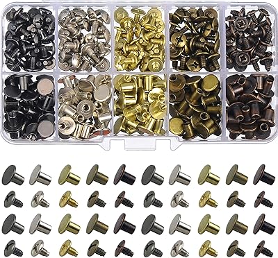 Set of 150 chicago nails metal buttons with flat and round heads.. DIAYTAR NIGERIA makes quality accessible with low prices and reliable 5-8 day nationwide delivery.