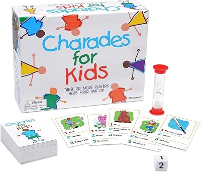 Pressman Charades game for children (three or more players, 4 and over) - Multicolor.. DIAYTAR NIGERIA: Your gateway to affordable products delivered reliably across Nigeria.