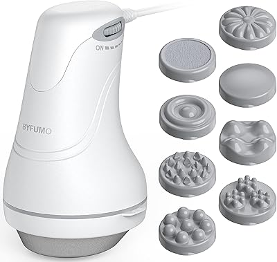 Portable cellulite masseur for the elimination of cellulite, electric masseur of the body and back for the arms, legs, hips and abdomen - white.. Experience the convenience of online shopping with DIAYTAR NIGERIA's reliable 5-8 day delivery service.