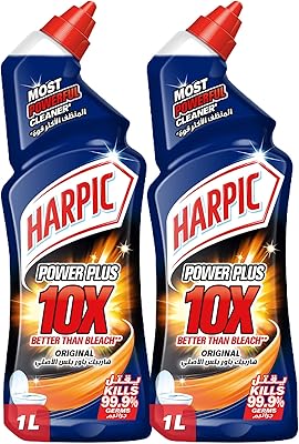 Harpic power toilet cleaner more original, 10x more powerful, 1 liter, pack of 2.. Discover the joy of choice with DIAYTAR NIGERIA's extensive selection and budget-friendly shipping.
