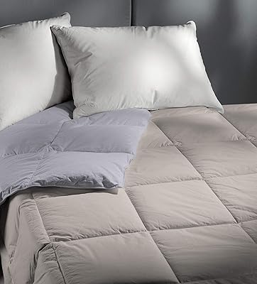 Reversible summer duvet colored in cotton, champagne/silver, 170 × 260 cm.. DIAYTAR NIGERIA connects you with endless possibilities through our affordable e-commerce platform.
