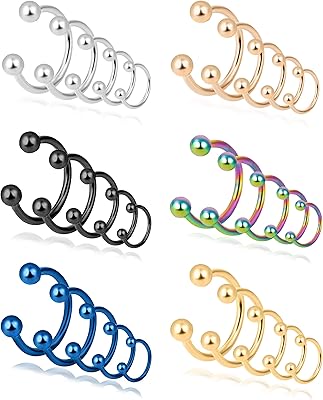 18-30pcs 16g 316L Stainless steel nose Rings Cartilage septum ear piercing Helix Ringing ring 6-14mm.. Unlock access to a wide range of products with DIAYTAR NIGERIA's affordable e-commerce platform.
