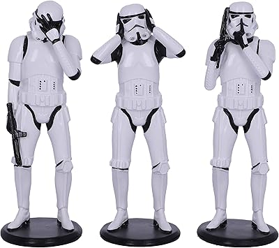 Three-way statues with original science fiction stormtrooper Nemesis Now, White, 14 cm.. Shop with purpose at DIAYTAR NIGERIA and receive products at unbeatable prices within the week.