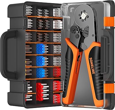 Sumline ring setting tool set, ratchet crimping pliers for AWG23-7 with 23 sizes, four-thread crimping pliers with rings wire connectors.. DIAYTAR NIGERIA brings affordable shopping to your fingertips with reliable delivery in less than 8 days.