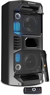 Zebronics Zip-Space Pro 40W Lightning Lightning Lighting Wireless Bluetooth Speaker with LED display, RGB light, USB port, SD card, Aux, Microphone, FM radio, TWS, wireless microphone, remote control.. Shop smarter, not harder with DIAYTAR NIGERIA - thousands of products at your fingertips with affordable delivery.