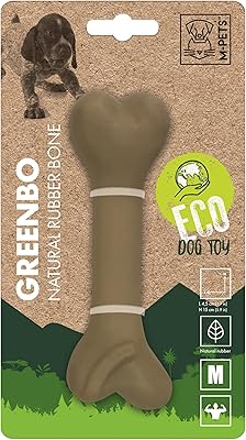 Natural rubber bone toy M-pets Greenbow for dogs, size M.. Everyday deals, every category — only on DIAYTAR Nigeria.