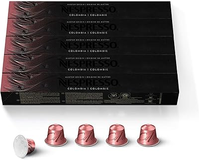 Nespresso Original Line capsules, Columbia master original, medium roasting coffee, 50 coffee capsules, 1.3 oz, 50 pieces (1).. Nigeria's favorite online shopping platform, DIAYTAR offers unbeatable prices and delivery within a week.