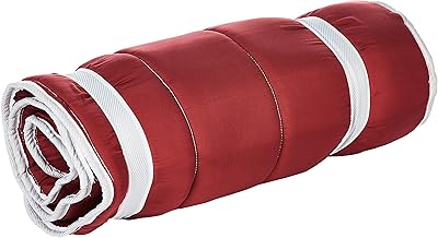 Foldable I-Bed Home, Dark red mattress, size 65*180*3 cm.. Experience the convenience of one-stop shopping with DIAYTAR NIGERIA's diverse and affordable marketplace.