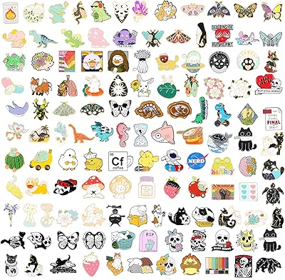 25 pieces of enamel pins for backpacks, cute enamel pins, aesthetic loose aesthetic set, pins of random anime downside, fun pins for women, bags, clothes, jackets, hats, children, girls, gifts (25 pieces), enamel, enamel, enamel, enamel.. DIAYTAR NIGERIA: Where shopping dreams become reality with budget-friendly prices and prompt delivery.