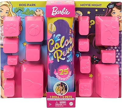Barbie Color Reveal doll box with 25 surprises including 2 pets and one.. DIAYTAR NIGERIA: The marketplace that brings affordable products to every Nigerian home in under 8 days.