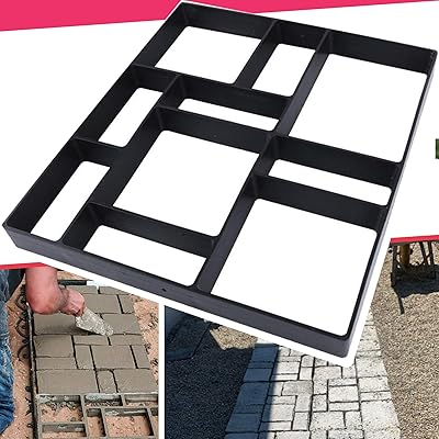 Anothera 17.45 "x 15.5" x 1.5 "reused concrete mussels springboard DIY Pangere DIY Path Jardin Jardin Patio Moule (10 mesh).. Your complete marketplace solution, DIAYTAR NIGERIA offers unbeatable value with delivery within the week.