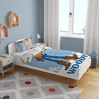 Disney Toy Story Woody Disney Baby Baby Bedroom Super soft and Decoloring Resistant including a duvet and a brown/blue pillowcase (Double TRHA10759.. Unlock a world of affordable products with DIAYTAR NIGERIA's expansive e-commerce platform.