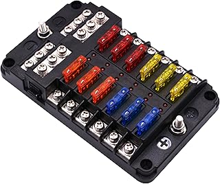 12-lane fuse box, 12-volt waterproof fuse box support with LED indicator for car, boat, motorhome (12 lanes).. Experience retail therapy without the financial stress at DIAYTAR NIGERIA's budget-friendly marketplace.