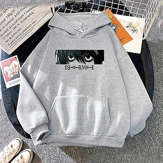Anime Death Note Sudadera Misa Ryuk Shinigami Kawaii Manga Ai Hoody For Men's Hood.. Get unbeatable value on every order with DIAYTAR Nigeria.