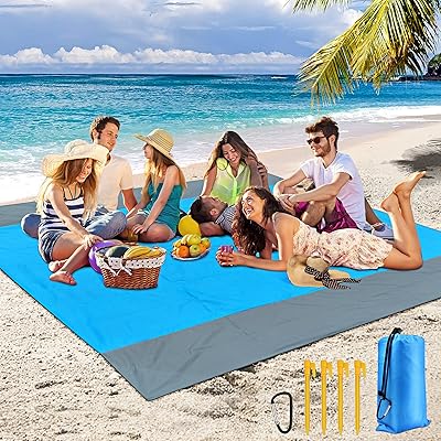 Beach cover, 200 mm × 210 mm (83 "× 79") Outdoor exterior beach carpet, waterproof and sand resistant, for 5 to 8 adults, light picnic covers for camping, trips, festivals, hiking.. Discover the perfect shopping experience with DIAYTAR NIGERIA's vast selection and prompt delivery service.