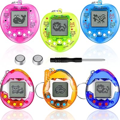 6 pieces keychain virtual animals, nostalgic digital nostalgic electronic keychain, pet keychain, 200 90s laptops, electronic animal game keychain with 1 screwdriver 2 batteries buttons.. Discover a new way to shop with DIAYTAR NIGERIA's comprehensive marketplace and quick delivery options.