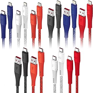 All-in-one Moxido Velox Ultimate Cable Cable, Quick Loading Cable and Synchronization of Braided Nylon from USB-A in USB-C in USB-C, compatible with iOS and Android devices-10 pieces.. DIAYTAR NIGERIA brings the market to your fingertips with affordable prices and prompt delivery service.