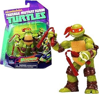 Doll 10 cm Nickelodeon Teenage Mutant Ninja Turtles 2012 - Jockster and hero Nunchuck Struck Michael Angelo with Nunchakus, Scarigama and Shuriken.. Shop from anywhere in Nigeria with DIAYTAR's extensive selection and budget-friendly shipping options.