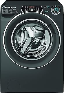 Rapido washing machine and dryer, 9 kg capacity for washing and 6 kg for drying, 1400 rpm spin speed with Wifi and Bluetooth, steam mode, AAA class, 6D screen, gray color and chrome ring, ROW4966DHR/ 1-19.. DIAYTAR NIGERIA: Your gateway to affordable online retail with reliable delivery within the week.