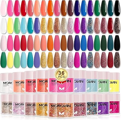 Set of Dip Dip soaking powder Dip 36 colors.. DIAYTAR NIGERIA: Where affordability and variety meet with convenient delivery within 8 days.