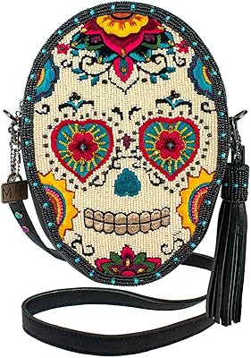 Leather handbag with cross -shaped cross Mary Frances Sweet Calavera - Multicolor, Multi.. Discover the perfect shopping balance at DIAYTAR NIGERIA with competitive prices and prompt delivery.