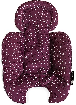 4moms Rockaroo and Mamaroo padding for newborn and infants, machine washable, soft, plush fabric, reversible design, dark red.. DIAYTAR NIGERIA: Where shopping dreams become reality with budget-friendly prices and prompt delivery.